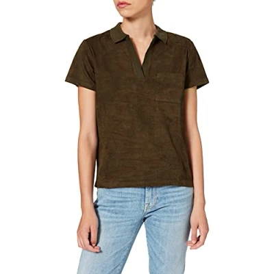 Abbildung von Yargıcı Damen Polo Neck T Shirt, Braun (Tobacco 057), Medium (Herstellergröße: M)