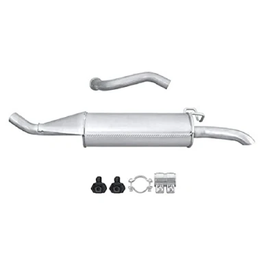 Abbildung von HELLA 8LD 366 034 011 Endschalldämpfer hinten mit Anbauteilen