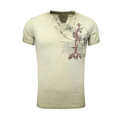 Abbildung von Key Largo Tshirt print, Herren, Größe: Large, Milgreen