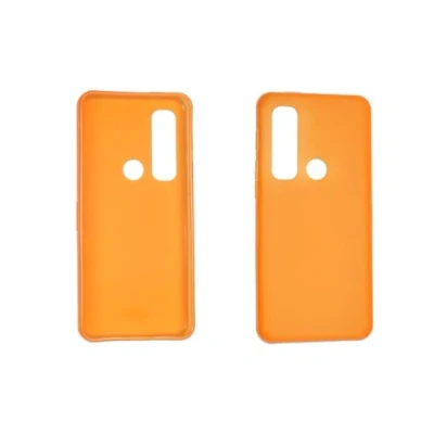 Abbildung von caseroxx Schutz Hülle TPU kompatibel mit Cat S75, Gummi Handy Tasche orange