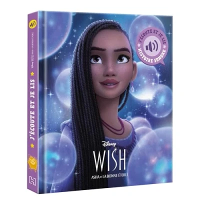 Abbildung von WISH, ASHA et LA BONNE ÉTOILE J&#039;écoute je lis (Livre sonore) L&#039;histoire du film DISNEY