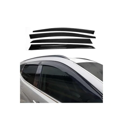 Abbildung von 4X Windabweiser Regenabweiser kompatibel mit Nissan Juke 2010 2019 Acryl Dunkel