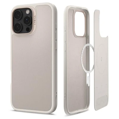Abbildung von CYRILL von Spigen Kajuk Mag Hülle Kompatibel mit iPhone 16 Pro (2024) Cream