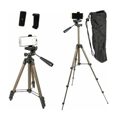 Abbildung von TronicXL Tripod 19S Smartphone Stativ Kamerastativ kompatibel mit Apple iPhone Samsung Galaxy Huawei ZTE LG Nokia Cubot Honor