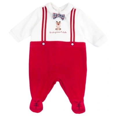 Abbildung von Chicco Christmas Strampler für Kinder, Größe: 62, Red