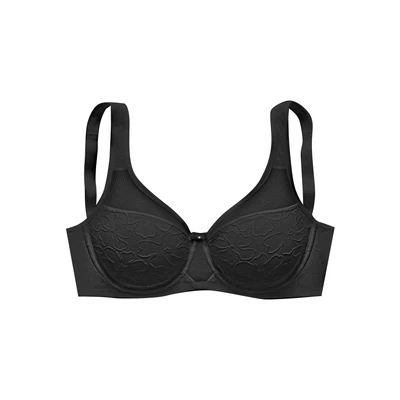 Abbildung von Lascana Minimizer BRA Bügel BH, Damen, Größe: 80G, Black