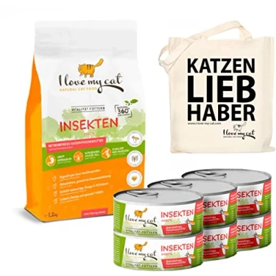 Abbildung von I love my cat Sparset Insektenprotein für Katzen 1,800 g 1800
