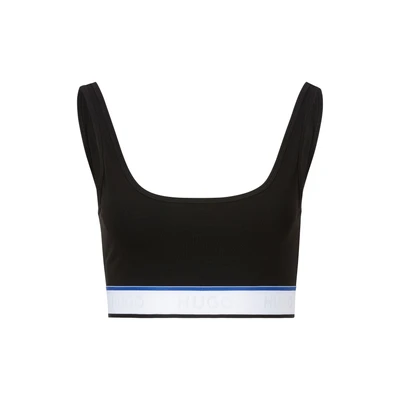 Abbildung von HUGO Bralette Bustier, Damen, Größe: Large, Black/ light blue