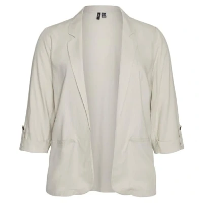 Abbildung von Vero Moda Curve Vmcjesmilo 3/4 Blazer, Damen, Größe: 46, Silver lining
