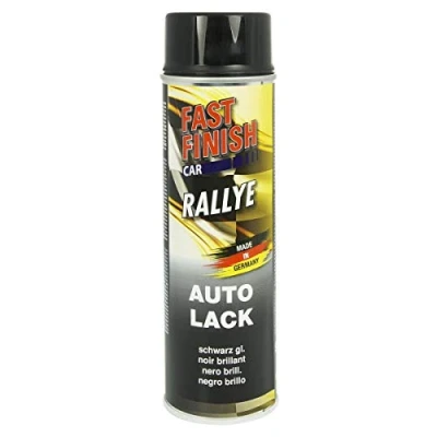 Abbildung von Fast Finish Rallye Lack schwarz glänzend 500 ml