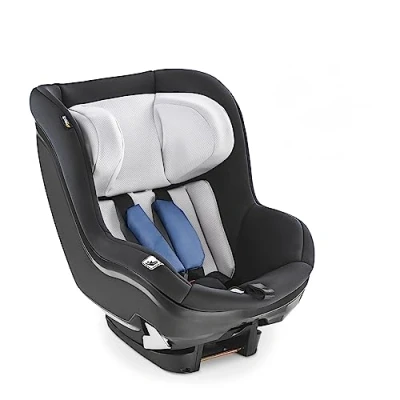 Abbildung von hauck i Size Reboard Kindersitz iPro Kids für Babys ab Geburt bis Köpergröße 105 cm (0 18 kg), ECE R129, Gruppe 0, 1, 2, Einstellbare Kopfstütze, Isofix Basis Separat Erhältlich (Denim)