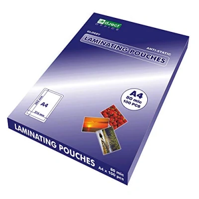 Abbildung von Laminiertaschen A4 80mic 100 Stck