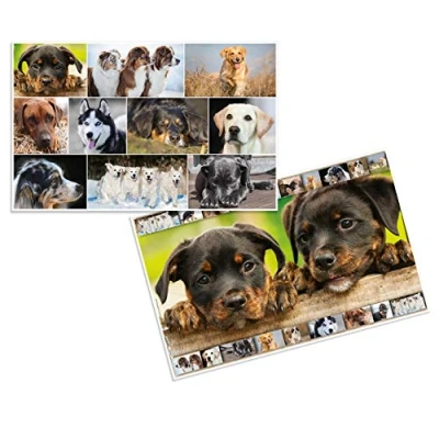Abbildung von HERMA Schreibtischunterlage Hunde 55 x 35 cm
