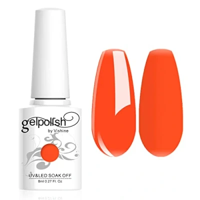 Abbildung von Vishine Gel Nagellack Soak Off UV LED Nagel Gellack für Nail Art Salon DIY zu Hause Starter Maniküre 8ml #043
