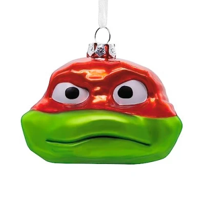 Abbildung von Hallmark Teenage Mutant Ninja Turtles: Mayhem Raphael Weihnachtsschmuck, geblasenes Glas