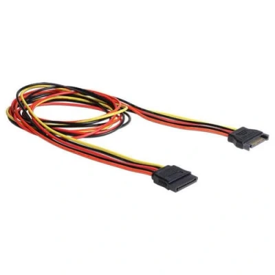Abbildung von Delock Verlängerungskabel Power SATA 15 Pin Stecker &gt; Buchse 100 cm