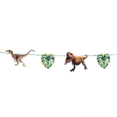 Abbildung von Dino T Rex Girlande 3mtr pro Einheit