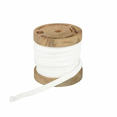 Abbildung von Loberon Samtband Olessa, doppelseitiger Flor, Schmuckband,Geschenkverpackung, Weihnachten, Polyester, Viskose, Mangoholz, Creme