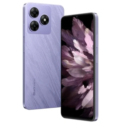 Abbildung von Blackview Wave 8 4G Android 14 Smartphone ohne Vertrag, 12GB+128GB (2TB Externer SD), 6,56&#039;&#039; HD+ Bildschirm (Augenkomfort Modus), 13MP+8MP, Dual SIM Handy, Smart K Box Lautsprecher, GPS Lila