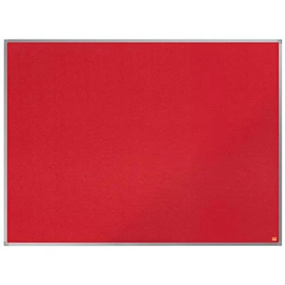 Abbildung von Nobo Filz Notiztafel Essence Aluminiumrahmen 1200x900mm rot