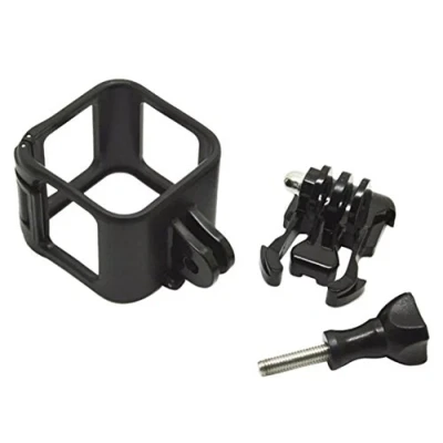 Abbildung von Goliton Kunststoff Standard Seitenrahmen Gehäuse Kasten Abdeckung für GoPro Hero 4 Session/GoPro 5 Session Schwarz
