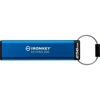 Abbildung von Kingston IronKey Keypad 200 Typ A Hardware verschlüsselter USB Stick FIPS 140 3 Level (ausstehend) mit XTS AES 256 Bit Verschlüsselung IKKP200/256GB
