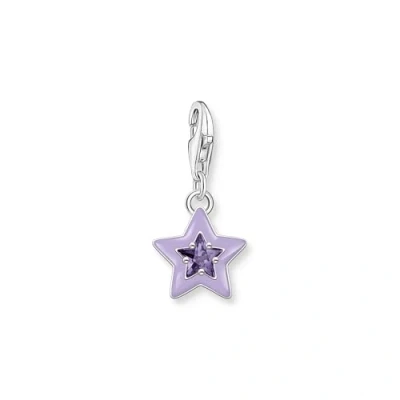 Abbildung von THOMAS SABO Charm Stern mit Steinen und Kaltemaille, 2039 041 13, 2043 496 7, 2044 14, Glas Keramik Stein oder Zirkonia (synth)