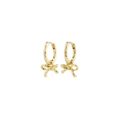 Abbildung von Pilgrim Lysandra HOOP Unisex Ohrringe, Größe: One Size, Gold plated