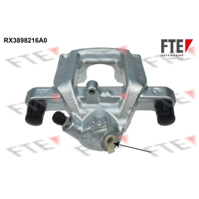 Abbildung von FTE 9290621 Bremssattel grau Gusseisen Hinterachse rechts ohne Halter MERCEDES BENZ: C Klasse Limousine, T modell, E Coupe