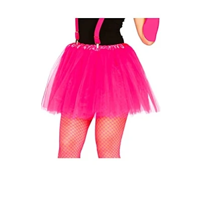 Abbildung von FIESTAS GUIRCA Fuchsia Rosa Tutu für Frauen (Einheitsgröße) Textil Kostümzubehör Halloween, Karneval und Themenpartys Ideal Ballerina , Engel Brautkostüme