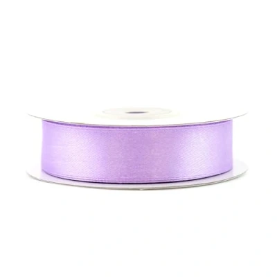 Abbildung von Satinband 18mm x 25m Rolle FARBAUSWAHL in 3/6/12/18/25/38/50/75/100mm farbecht &amp; waschbar Schleifenband für Hochzeit Geschenkband zum Verpacken Dekorieren Basteln Flieder 462H