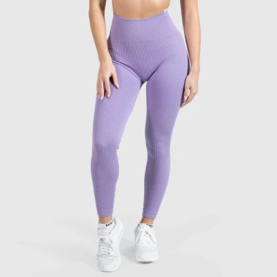 Abbildung von Smilodox Kompression Amaze Tights, Damen, Größe: XS, Lila melange
