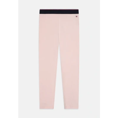Abbildung von Tommy Hilfiger Global Stripe Unisex Leggings Hosen für Kinder, Größe: 56, Precious pink