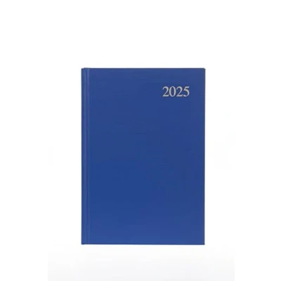 Abbildung von Collins Essential ESSA53.60 25 Business Terminplaner 2025, A5, Tagesansicht, mit Ledernarbung, Hardcover, Blau