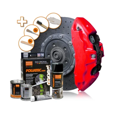 Abbildung von FOLIATEC 2185 Bremssattellack Spraydose 400, 125, 50 Rot