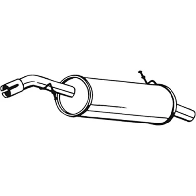 Abbildung von BOSAL 135 139 Endschalldämpfer PEUGEOT: 208 I Schrägheck, 2008 Kombi, CITROËN: C3 Picasso, C4 II Cactus, III