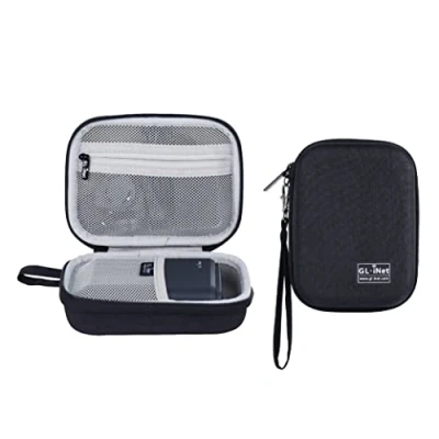 Abbildung von Gadget Organizer Case für Reise Router GL AXT1800/ MT1300/ SFT1200/ E750, Ladegeräte, Kabel und Zubehör, robuste langlebige Tasche, Handtragetasche aus Eva, stoßfest, wasserabweisend (Black)