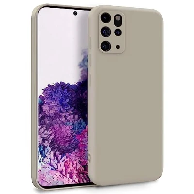 Abbildung von MyGadget Hülle für Samsung Galaxy S20 Plus Zweilagige Handyhülle mit Kameraschutz Cover Innenfutter &amp; Silikon außen Grau