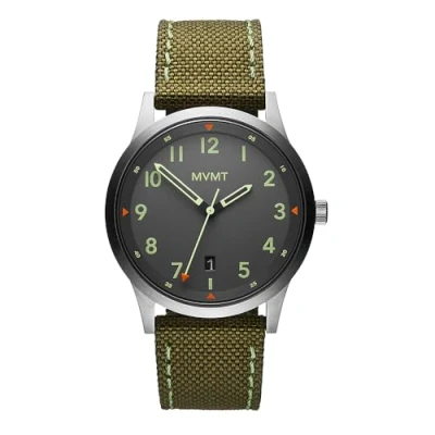 Abbildung von MVMT Herren Analog Quarz Armbanduhr mit Textilarmband 28000014 D