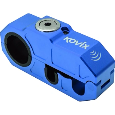 Abbildung von Kovix KHL Grip Lock Alarmbremshebelschloss blau