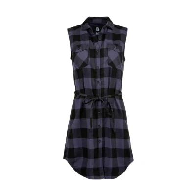 Abbildung von Brandit Sleeveless Gracey Hemdbluse, Damen, Größe: 4XL, Black grey
