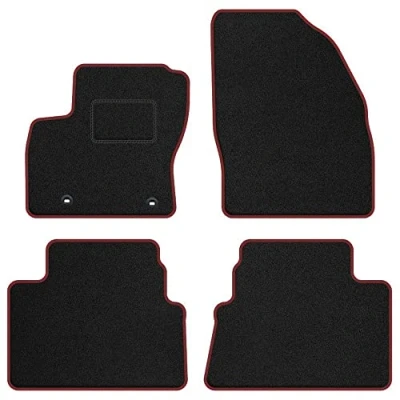 Abbildung von M MOTOS Velours Standard fußmatten für Ford Kuga I 2008 2012 Standard, Gewebt, Rot Auto Erleben Sie neuen Fahrkomfort mit einem Satz Ihr
