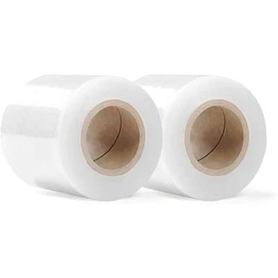 Abbildung von RAGO® Stretchfolie Set Mini Rollen 2 Stück I Transparent Folie für möbel Stretch Palettenfolie Handfolie Wickelfolie (‎‎2x 0,43kg) Verpackungsmaterial Packfolien