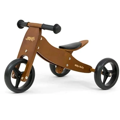 Abbildung von LeNoSa Laufrad 2in1 Holz Dreirad Rutscher Kinder Lauflernrad Balance Bike 18M+