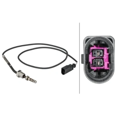 Abbildung von HELLA 6PT 358 181 541 Sensor, Abgastemperatur AUDI: A6 C6 Avant, A4 B7 Limousine