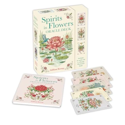 Abbildung von Spirits in Flowers Oracle Deck: Includes 52 cards and a 128 page illustrated book