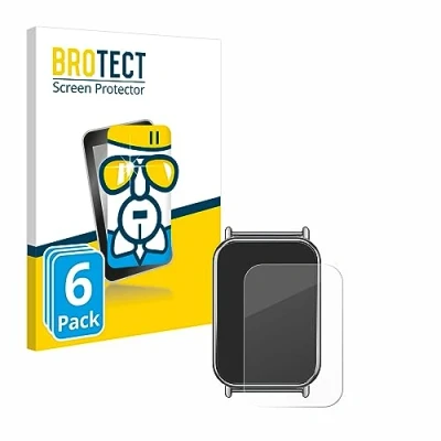 Abbildung von BROTECT Schutzglas für Xiaomi Mi Band 8 Pro (6 Stück) Schutzfolie Panzer Folie Glas [Extrem Kratzfest 9H, Anti Fingerprint, Ultra Transparent]
