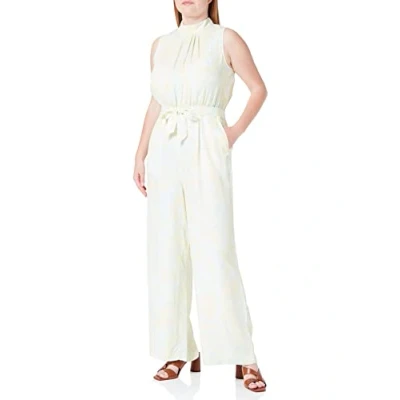 Abbildung von comma MIT Alloverprint Jumpsuit, Damen, Größe: 42, Helles zitrone