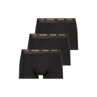 Abbildung von HUGO Trunk Rainbow 5 PACK Panties, Herren, Größe: Small, Black