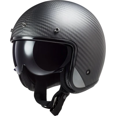Abbildung von LS2, Jet Motorradhelm BOB SOLID CARBON Matt Carbon, S